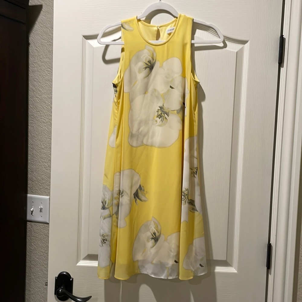 Calvin Klein Floral Swing Dress Size 4